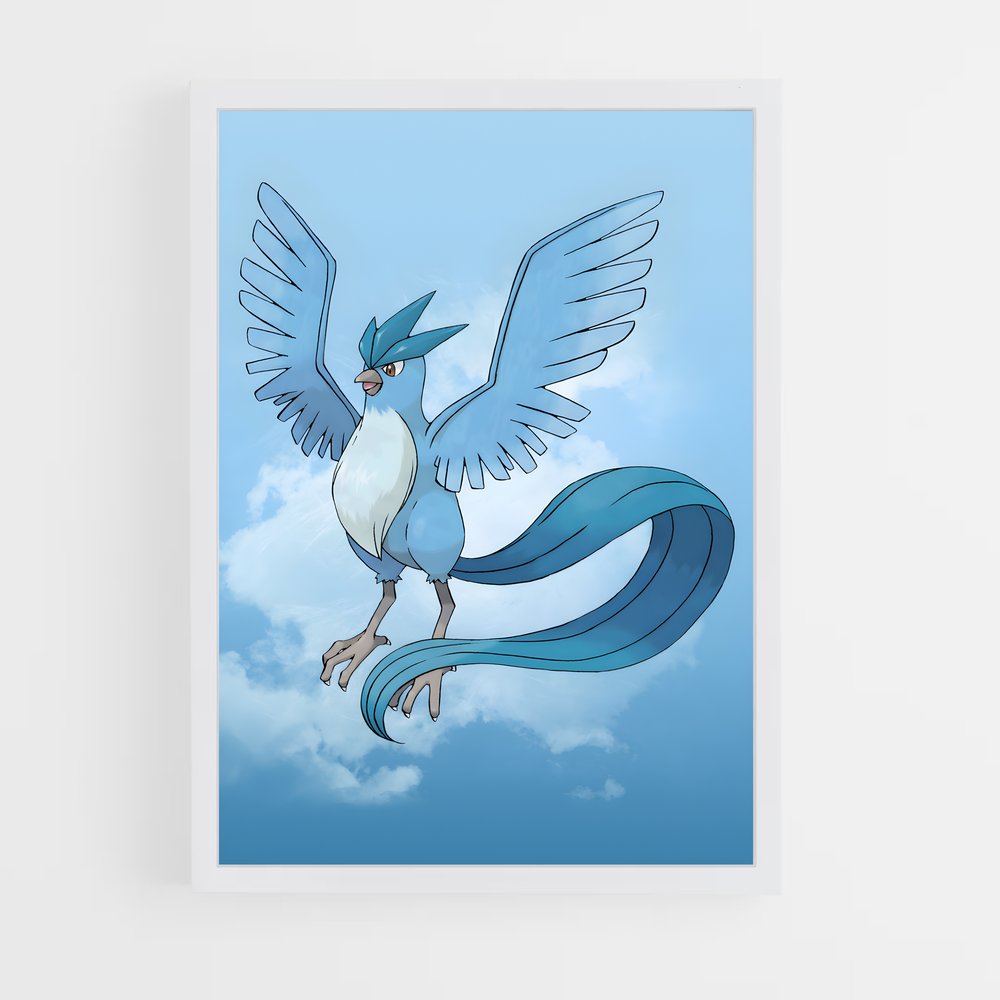 Poster Élan Azur – affiche Pokemon (vue 3)