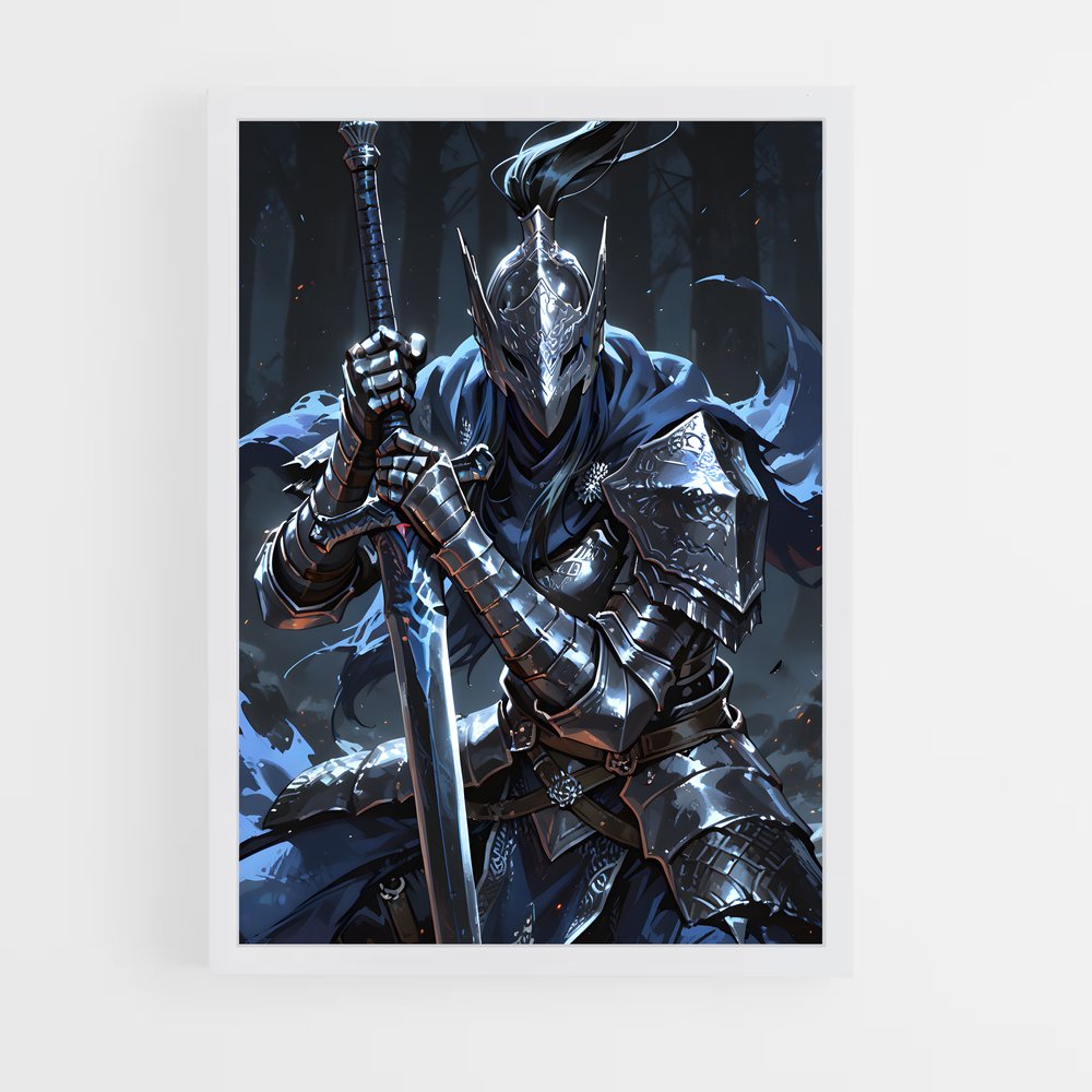 Poster Artorias chevalier – affiche Dark souls (vue 3)