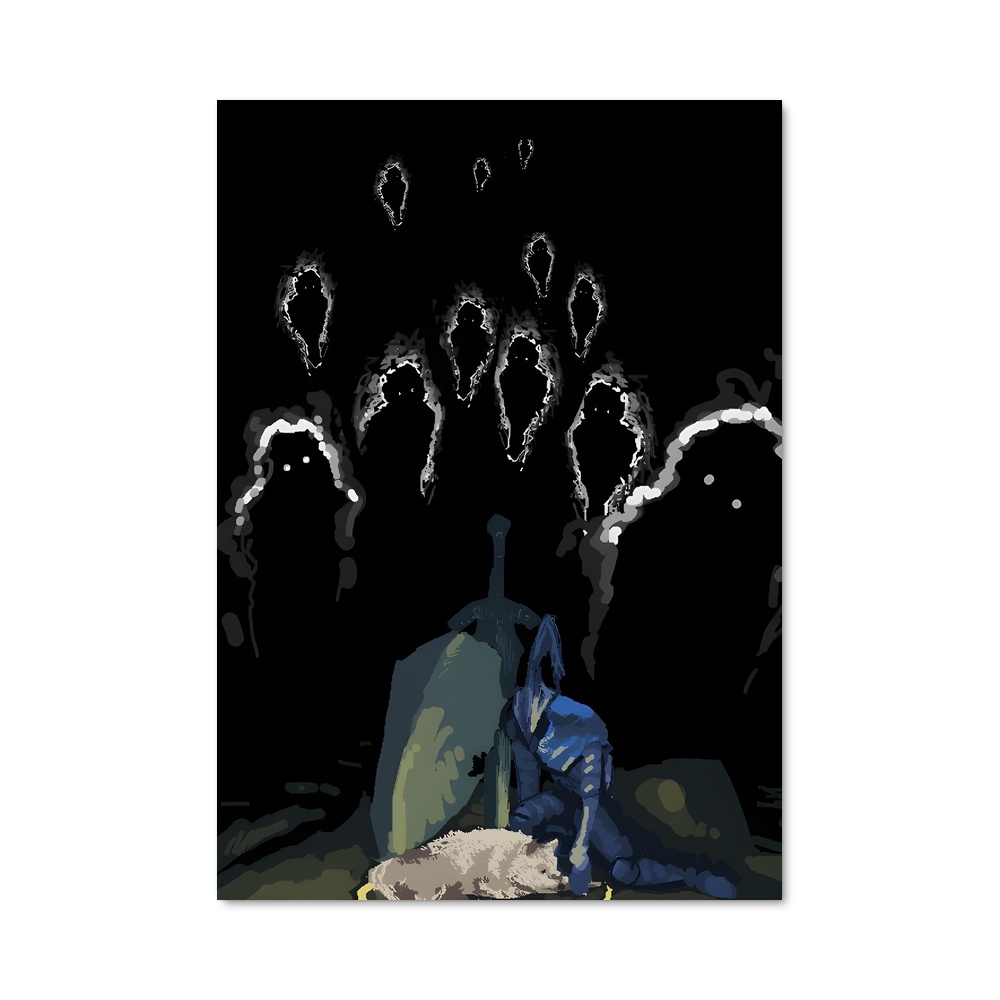 Poster Esprit Brumeux – affiche Dark souls