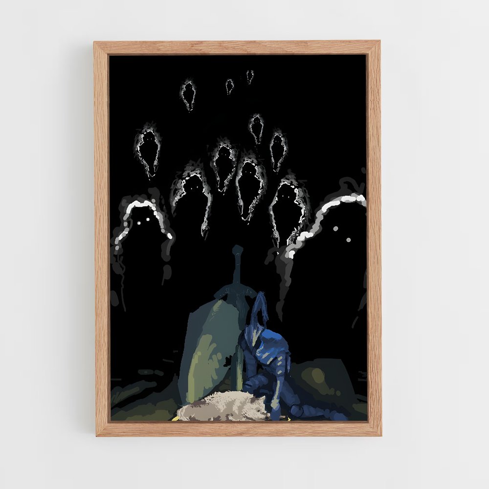 Poster Esprit Brumeux – affiche Dark souls (vue 4)