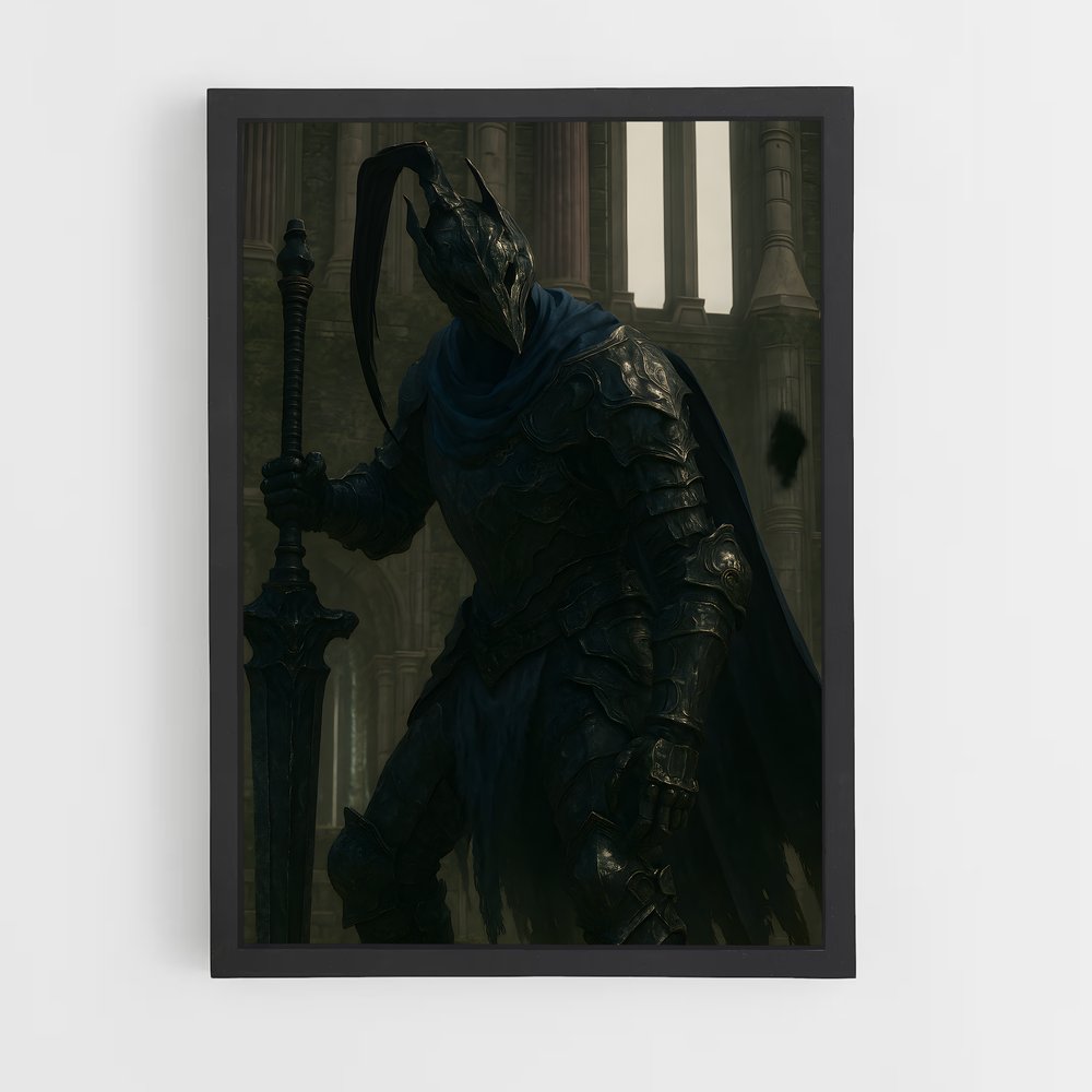Poster Le Croisé Éternel – affiche Dark souls (vue 2)