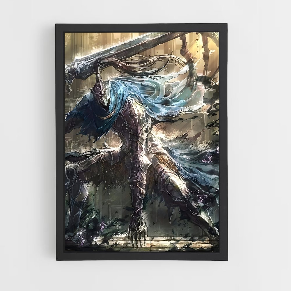 Poster Artorias Votre – affiche Dark souls (vue 2)