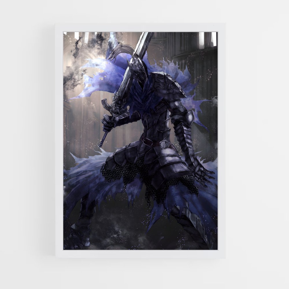 Poster Artorias de chevalier – affiche Dark souls (vue 3)