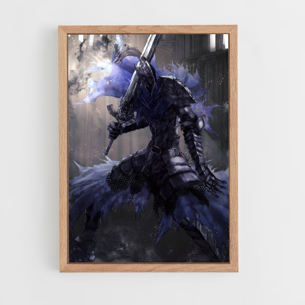 Poster Artorias de chevalier – affiche Dark souls (vue 4)