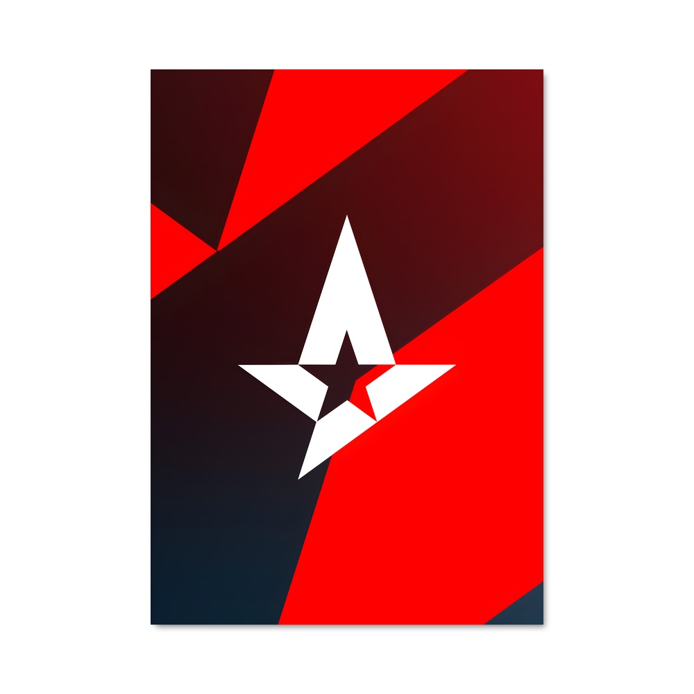 Poster Étoile Sombre – affiche Esports