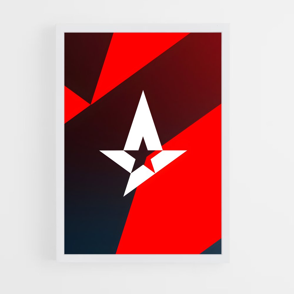 Poster Étoile Sombre – affiche Esports (vue 3)