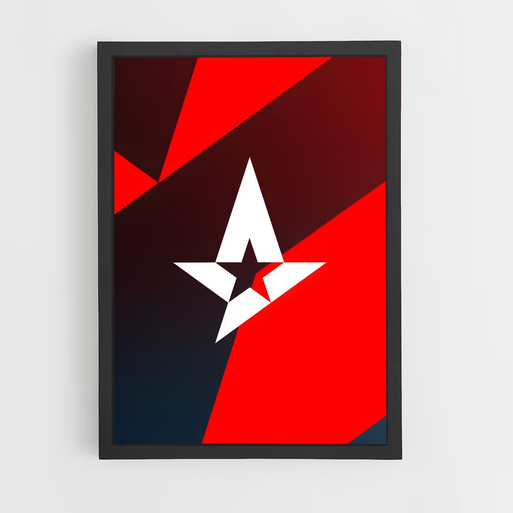 Poster Étoile Sombre – affiche Esports (vue 2)