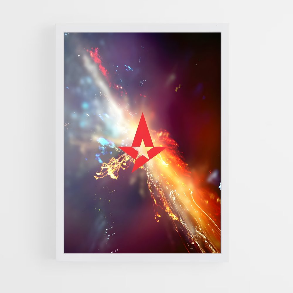 Poster Astralis étoile – affiche Esports (vue 3)