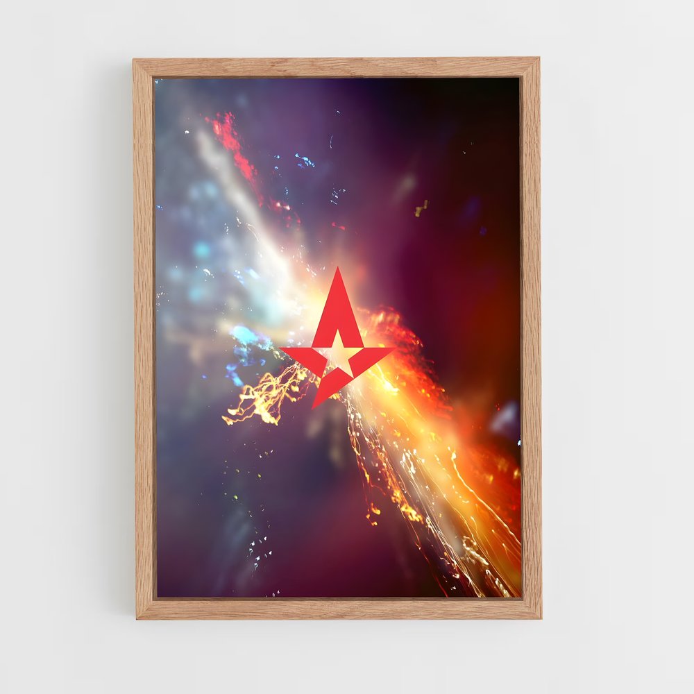 Poster Astralis étoile – affiche Esports (vue 4)