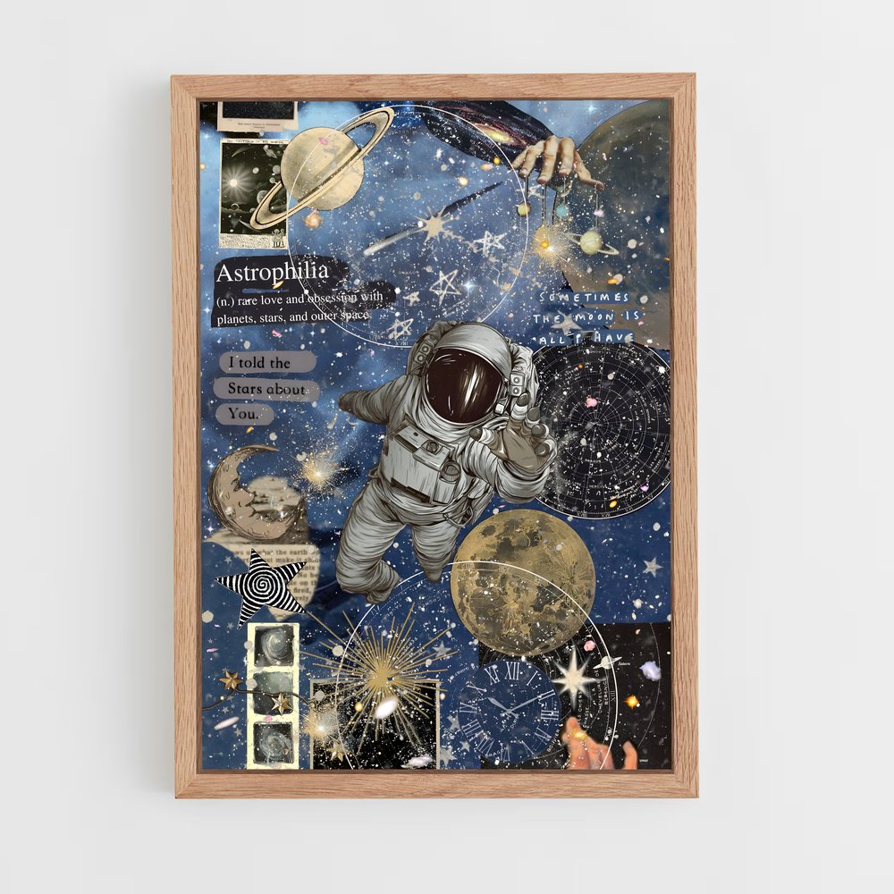 Poster Astronautes Éblouissants (vue 4)