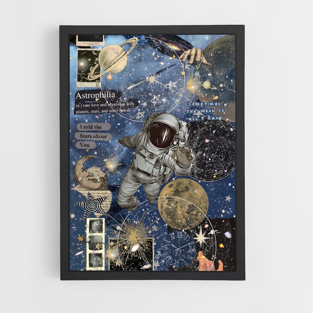Poster Astronautes Éblouissants (vue 2)