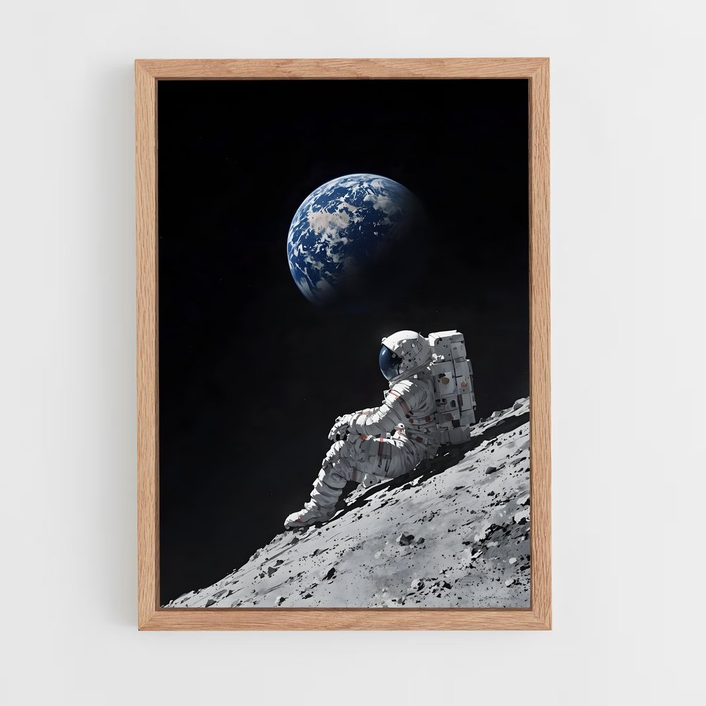 Poster Cosmonautes Scintillants – affiche Astronautes (vue 4)