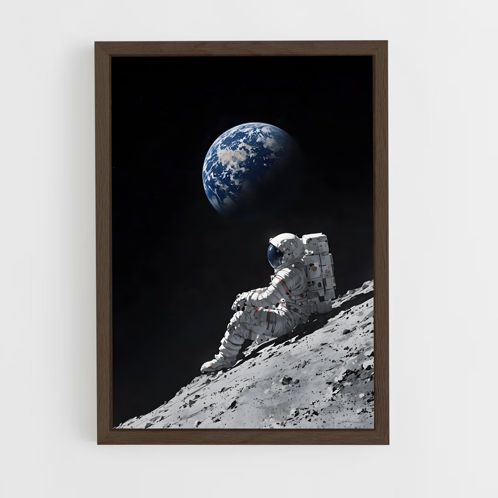 Poster Cosmonautes Scintillants – affiche Astronautes (vue 5)