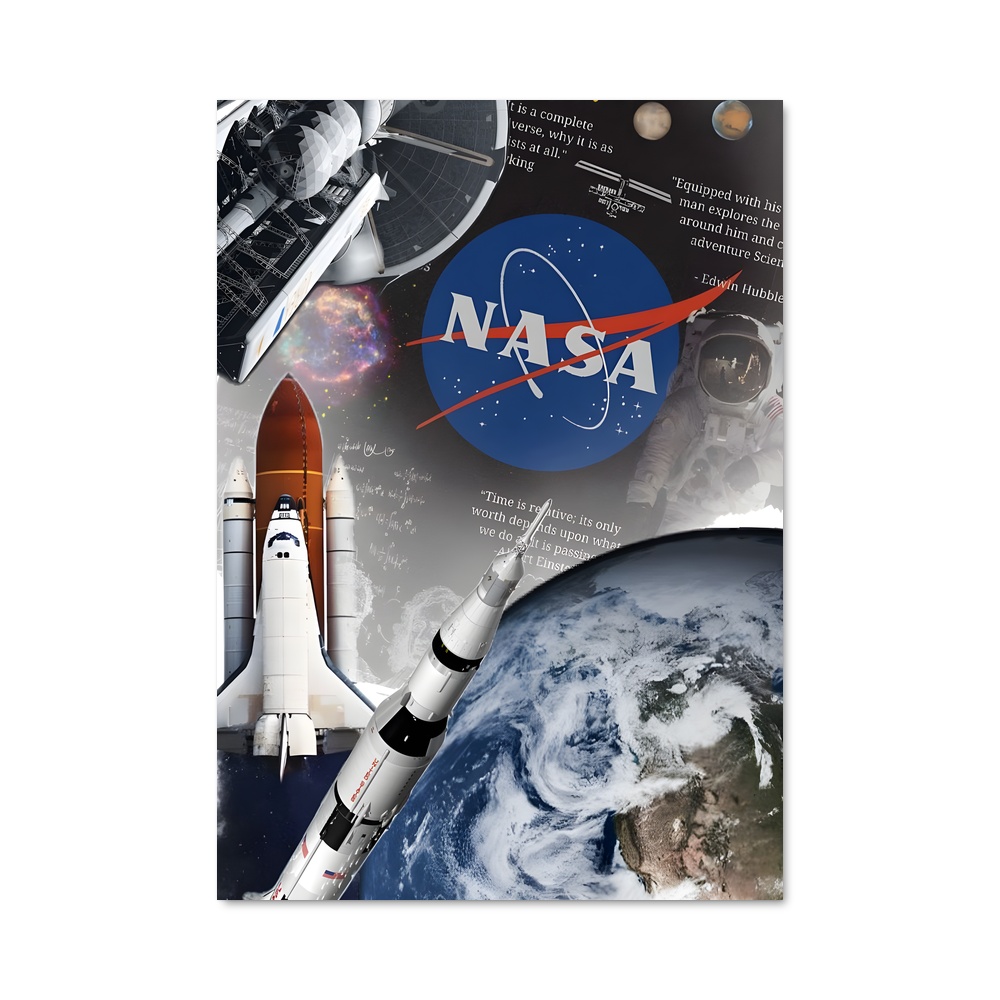 Poster Galaxies Étoilées – affiche Astronautes