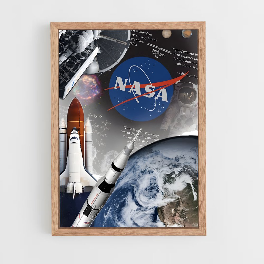 Poster Galaxies Étoilées – affiche Astronautes (vue 4)