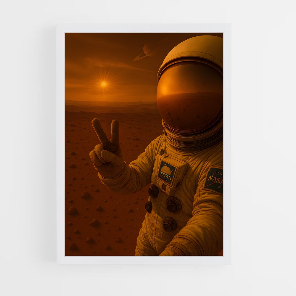 Poster Astronaute en Voyage – affiche Astronautes (vue 3)