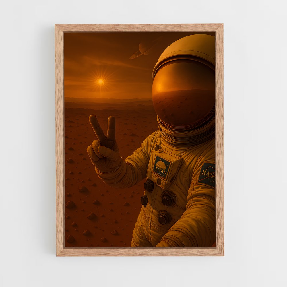 Poster Astronaute en Voyage – affiche Astronautes (vue 4)