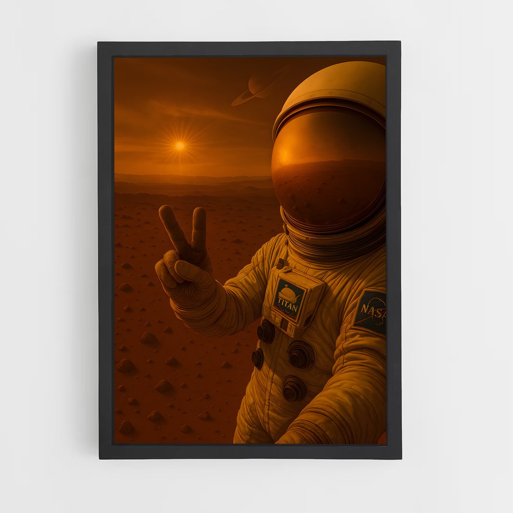 Poster Astronaute en Voyage – affiche Astronautes (vue 2)