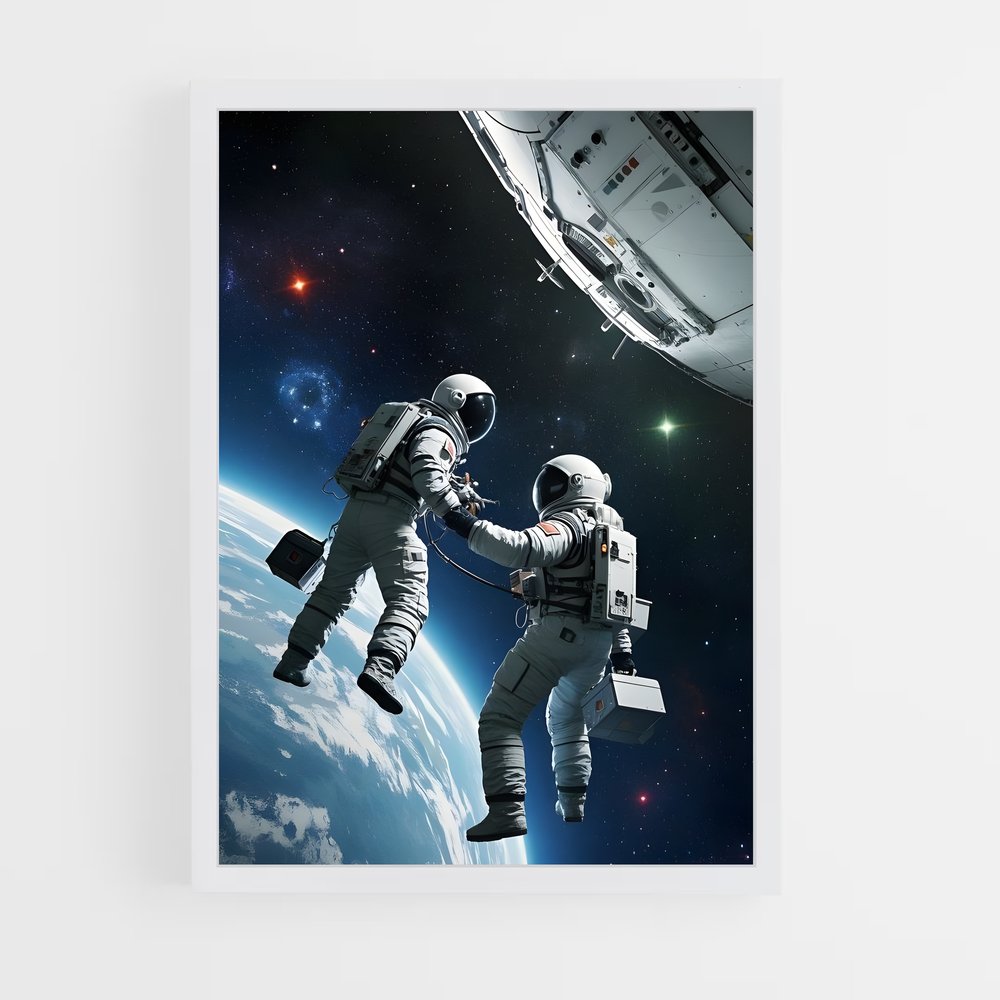 Poster Gravity Heroes – affiche Astronautes (vue 3)