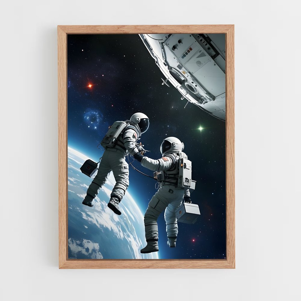 Poster Gravity Heroes – affiche Astronautes (vue 4)