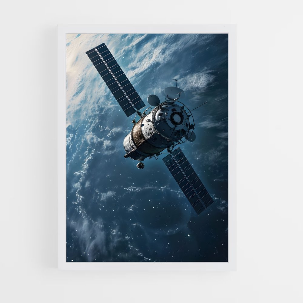 Poster Station Galactique – affiche Astronautes (vue 3)