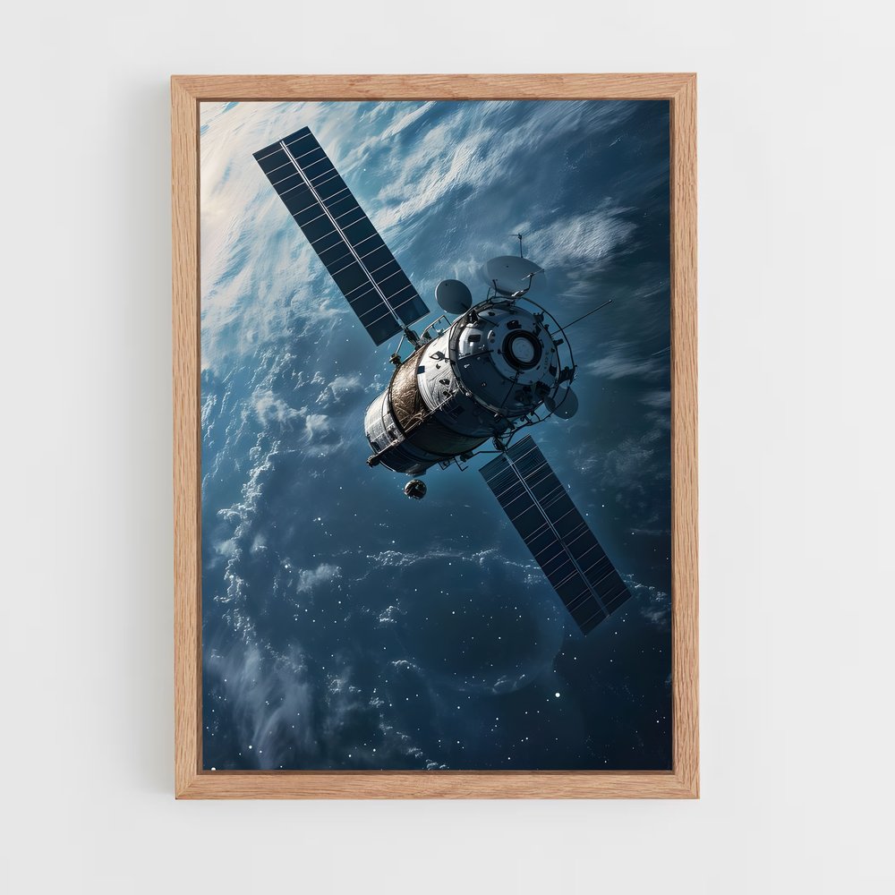 Poster Station Galactique – affiche Astronautes (vue 4)