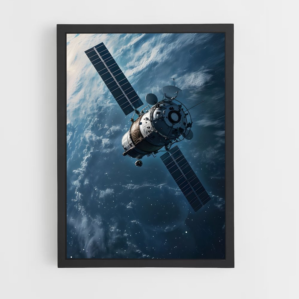 Poster Station Galactique – affiche Astronautes (vue 2)
