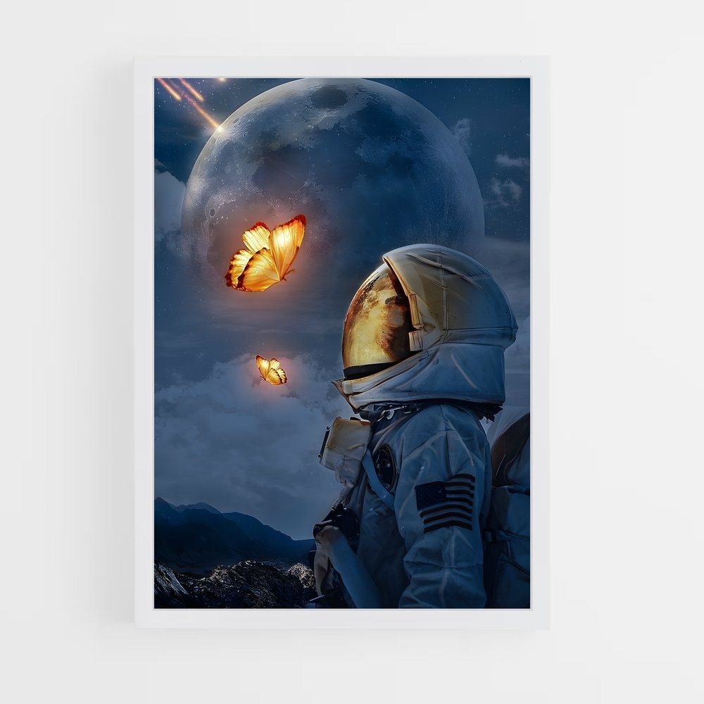Poster Astronaute en Mission – affiche Astronautes (vue 3)