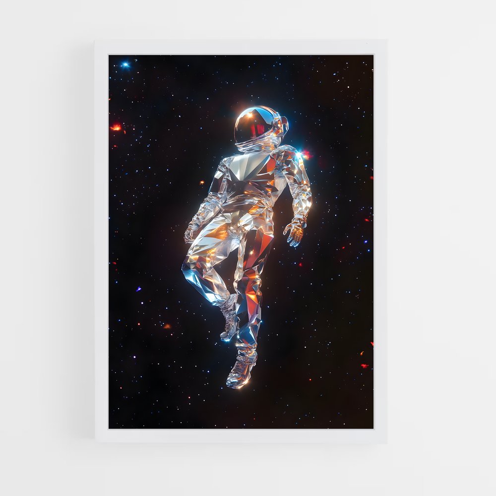 Poster Astronaute Galactique – affiche Astronautes (vue 3)