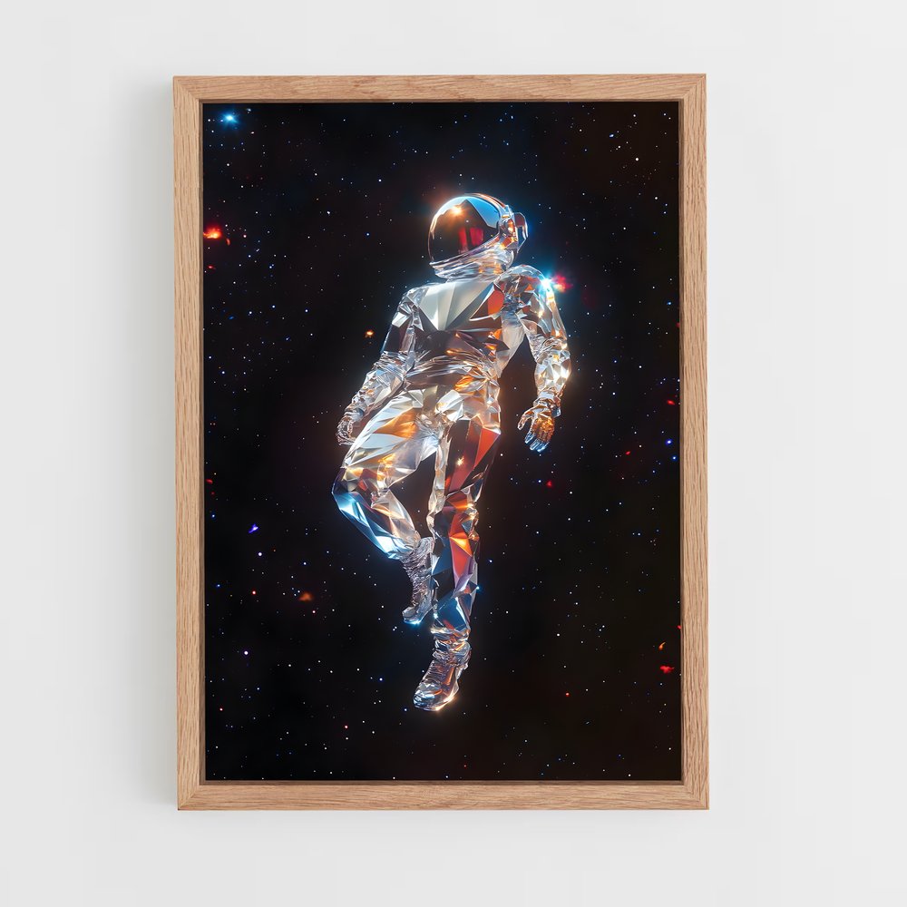 Poster Astronaute Galactique – affiche Astronautes (vue 4)