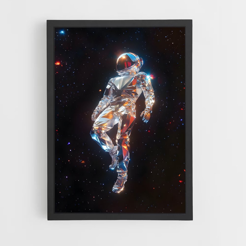 Poster Astronaute Galactique – affiche Astronautes (vue 2)