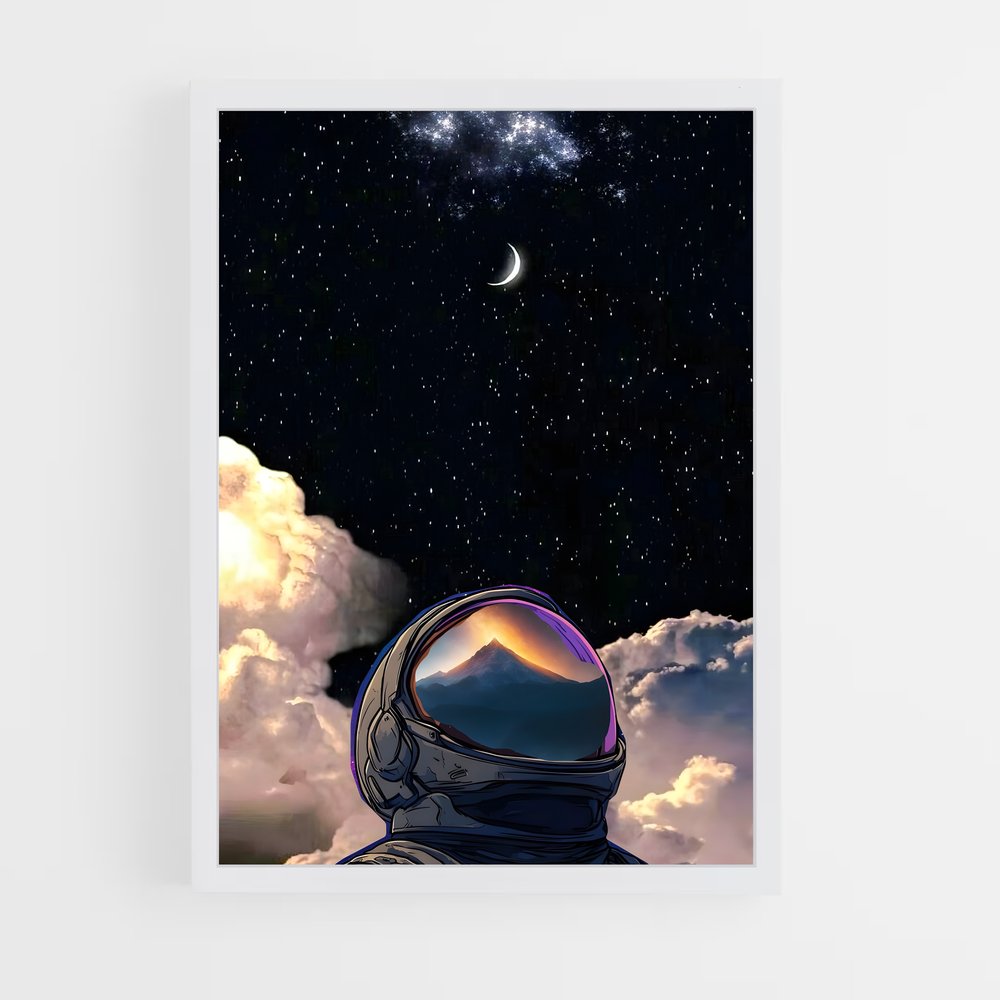 Poster Étoiles d'Astronaute – affiche Astronautes (vue 3)