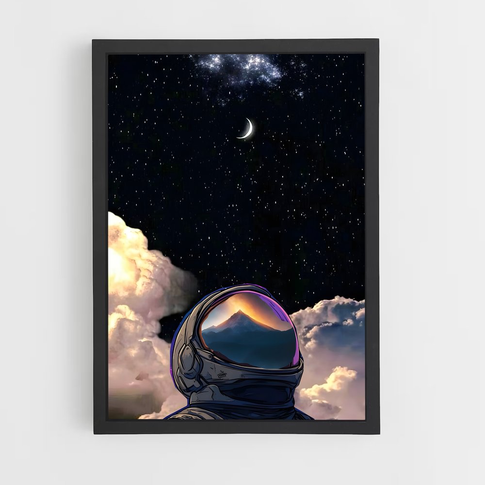 Poster Étoiles d'Astronaute – affiche Astronautes (vue 2)
