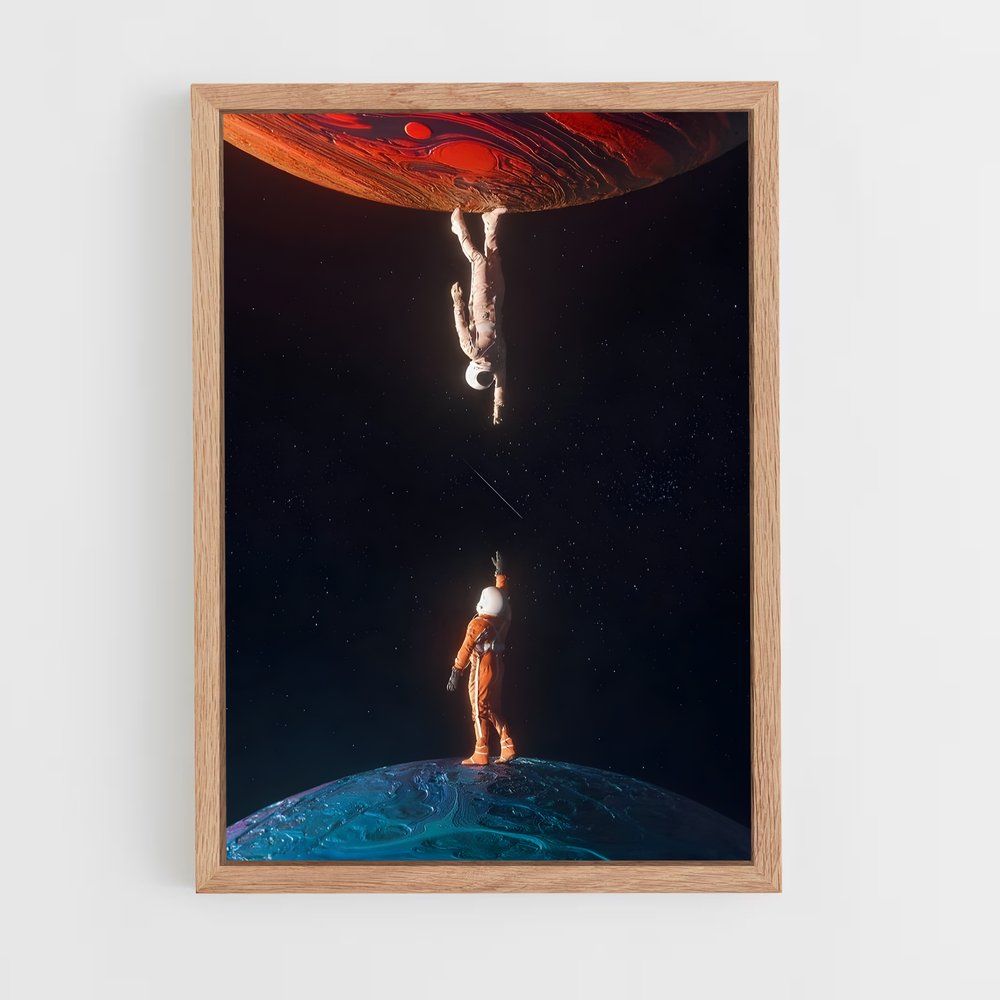 Poster Dans l'Inconnu – affiche Astronautes (vue 4)