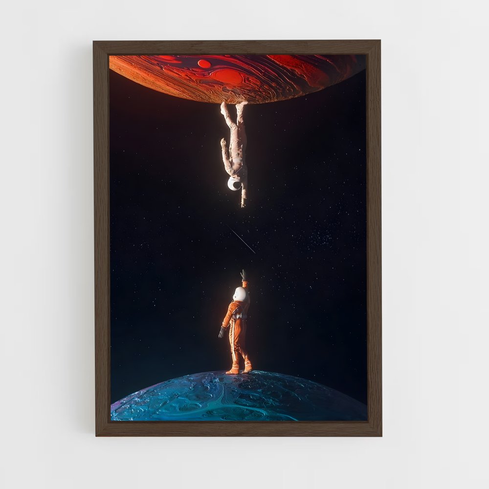 Poster Dans l'Inconnu – affiche Astronautes (vue 5)