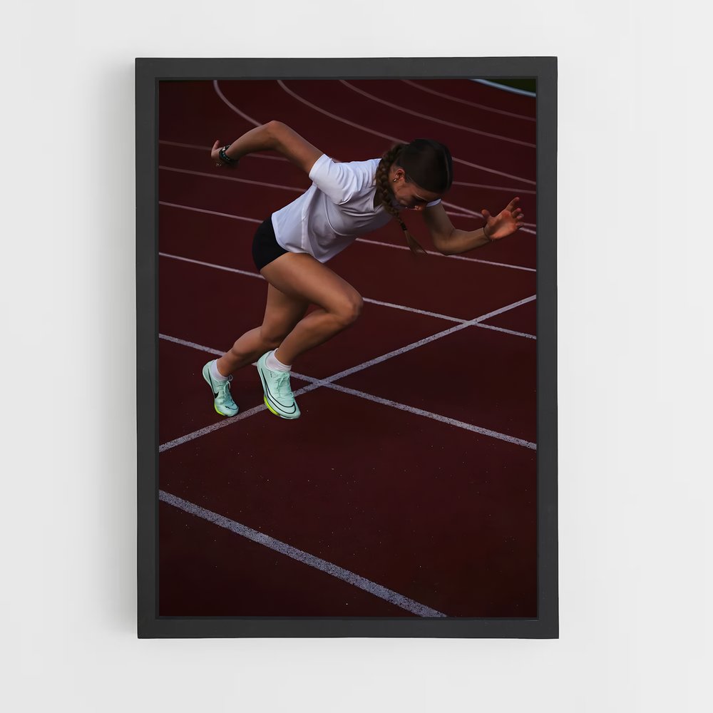 Poster En Piste – affiche Athlétisme (vue 2)