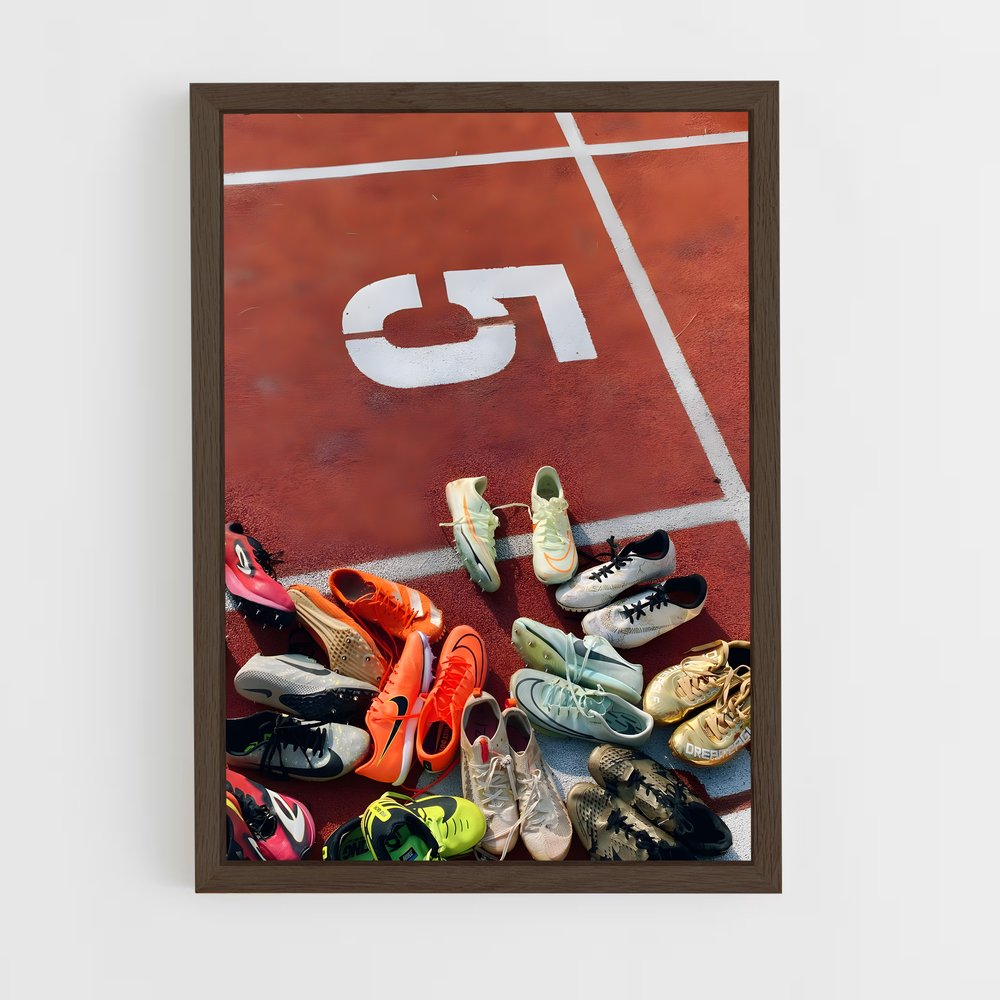 Poster Match de Chaussettes – affiche Athlétisme (vue 5)
