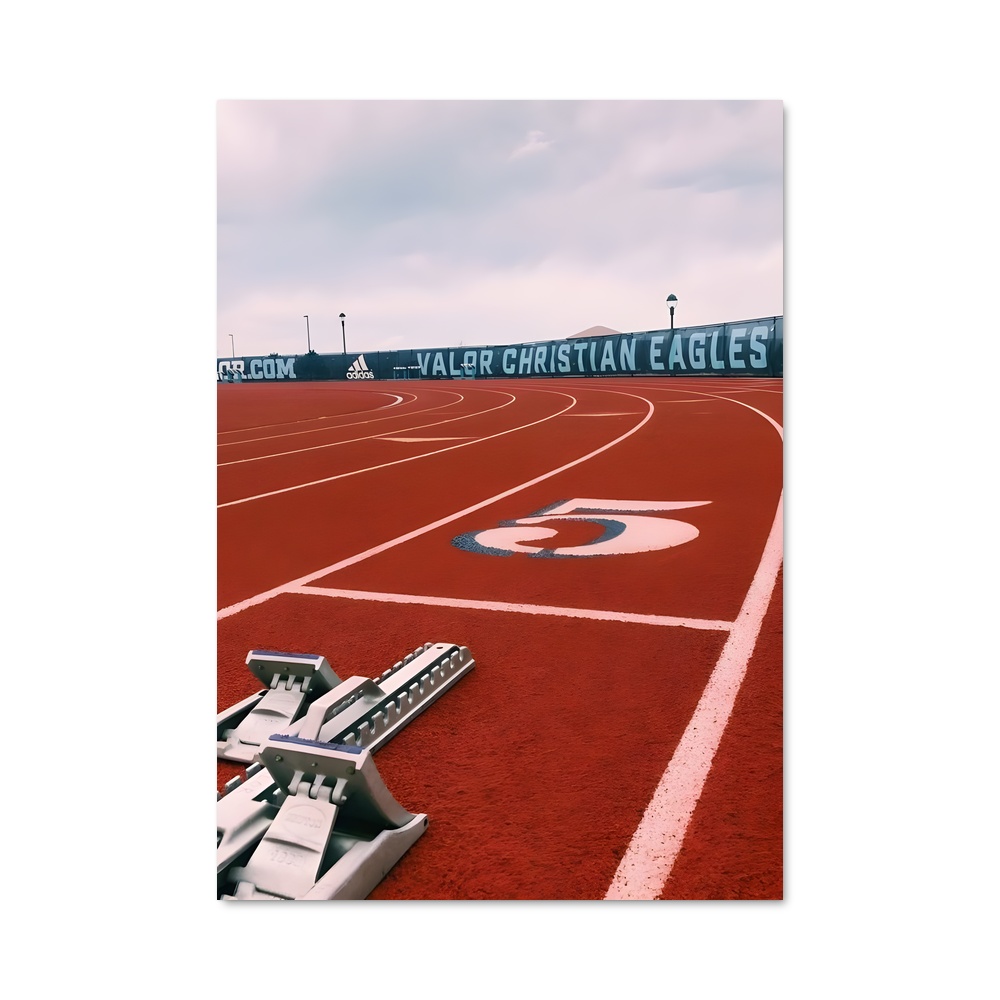 Poster Robot Runner – affiche Athlétisme