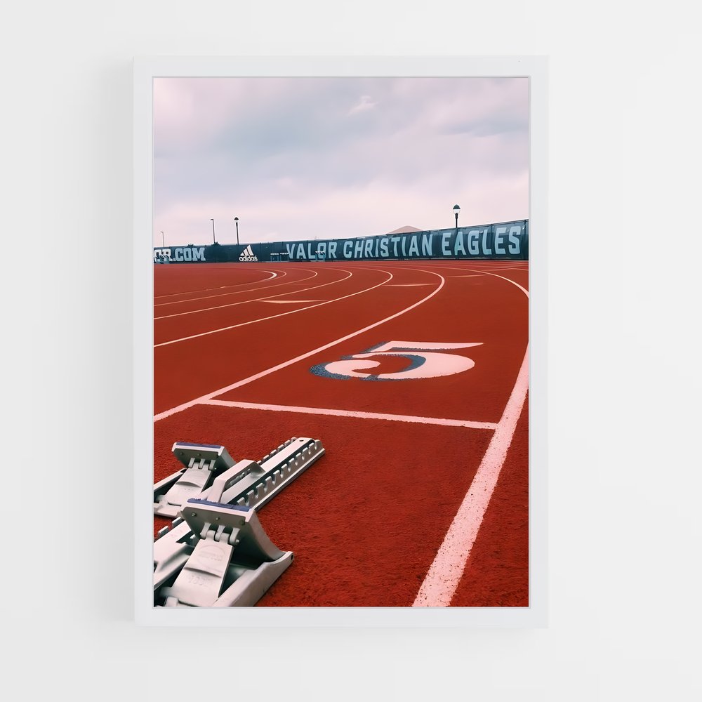 Poster Robot Runner – affiche Athlétisme (vue 3)
