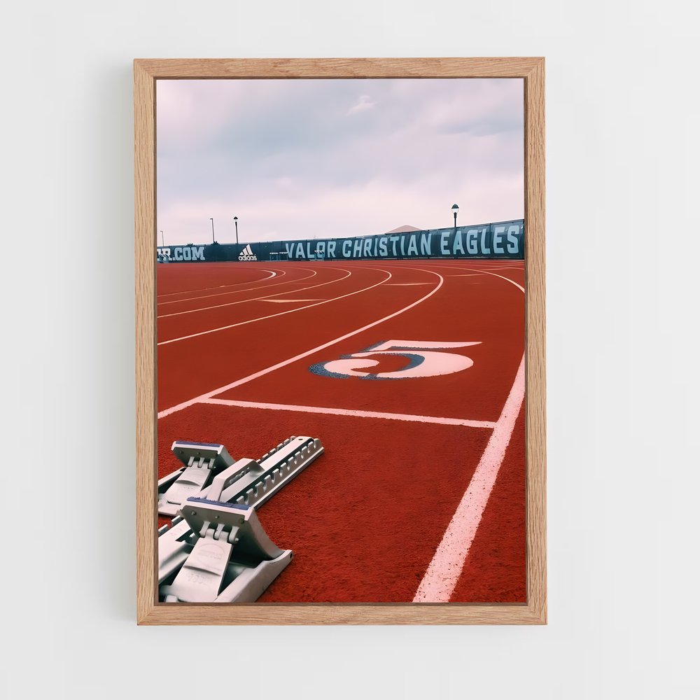 Poster Robot Runner – affiche Athlétisme (vue 4)