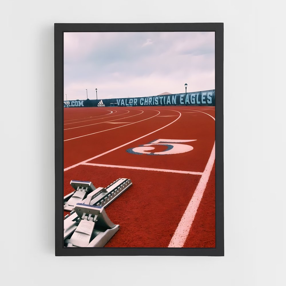 Poster Robot Runner – affiche Athlétisme (vue 2)