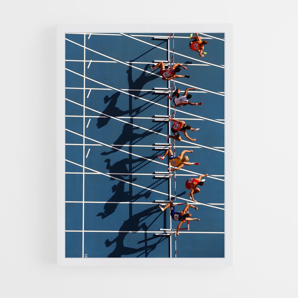 Poster Ombres de Vitesse – affiche Athlétisme (vue 3)