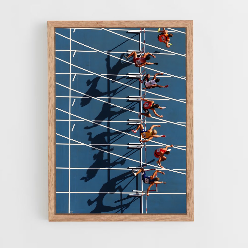 Poster Ombres de Vitesse – affiche Athlétisme (vue 4)