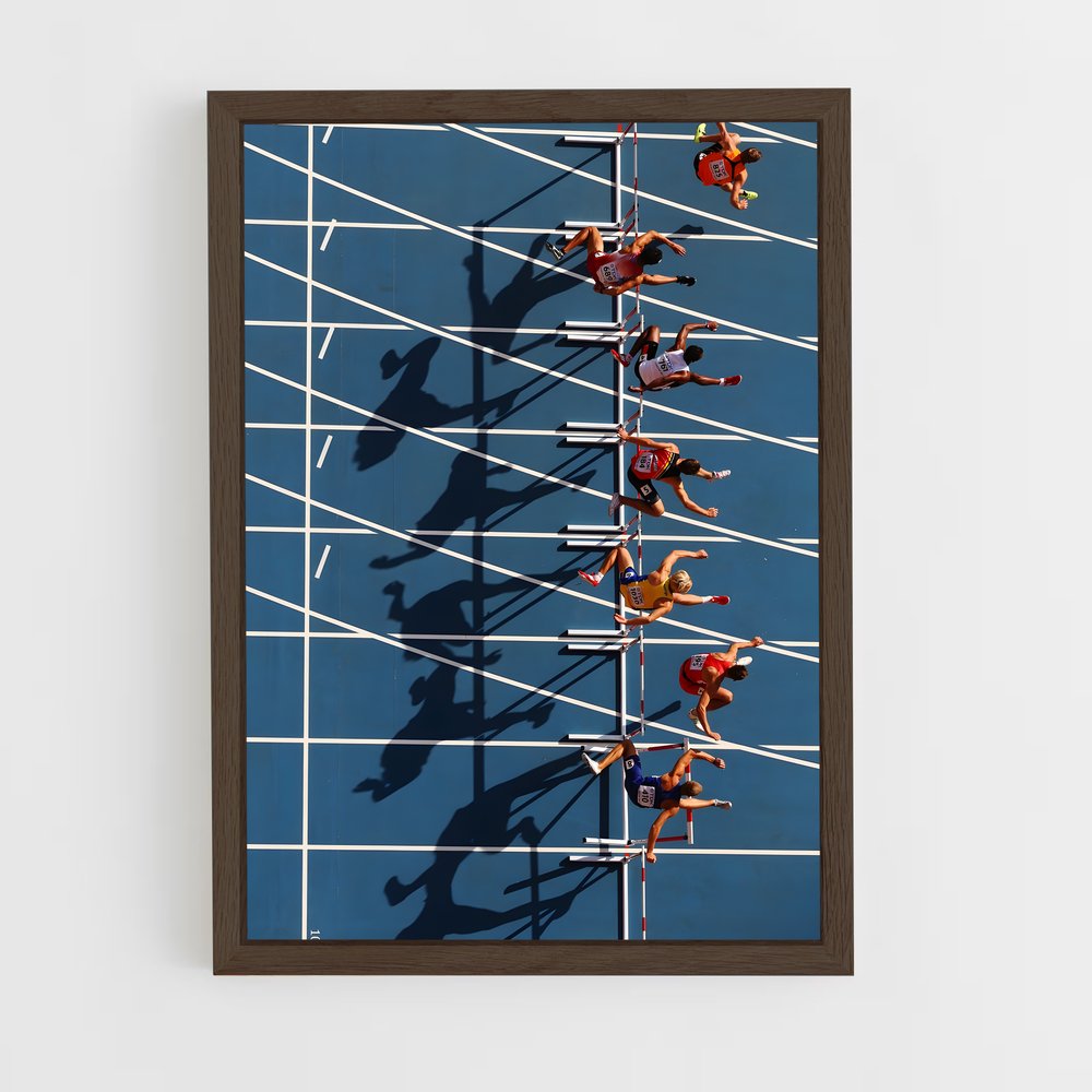 Poster Ombres de Vitesse – affiche Athlétisme (vue 5)
