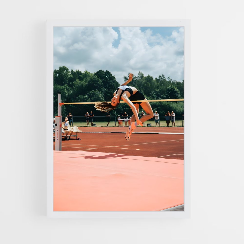 Poster Saut vers l'Infini – affiche Athlétisme (vue 3)
