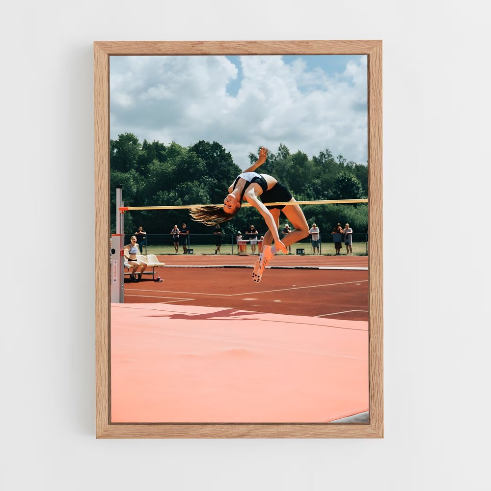 Poster Saut vers l'Infini – affiche Athlétisme (vue 4)