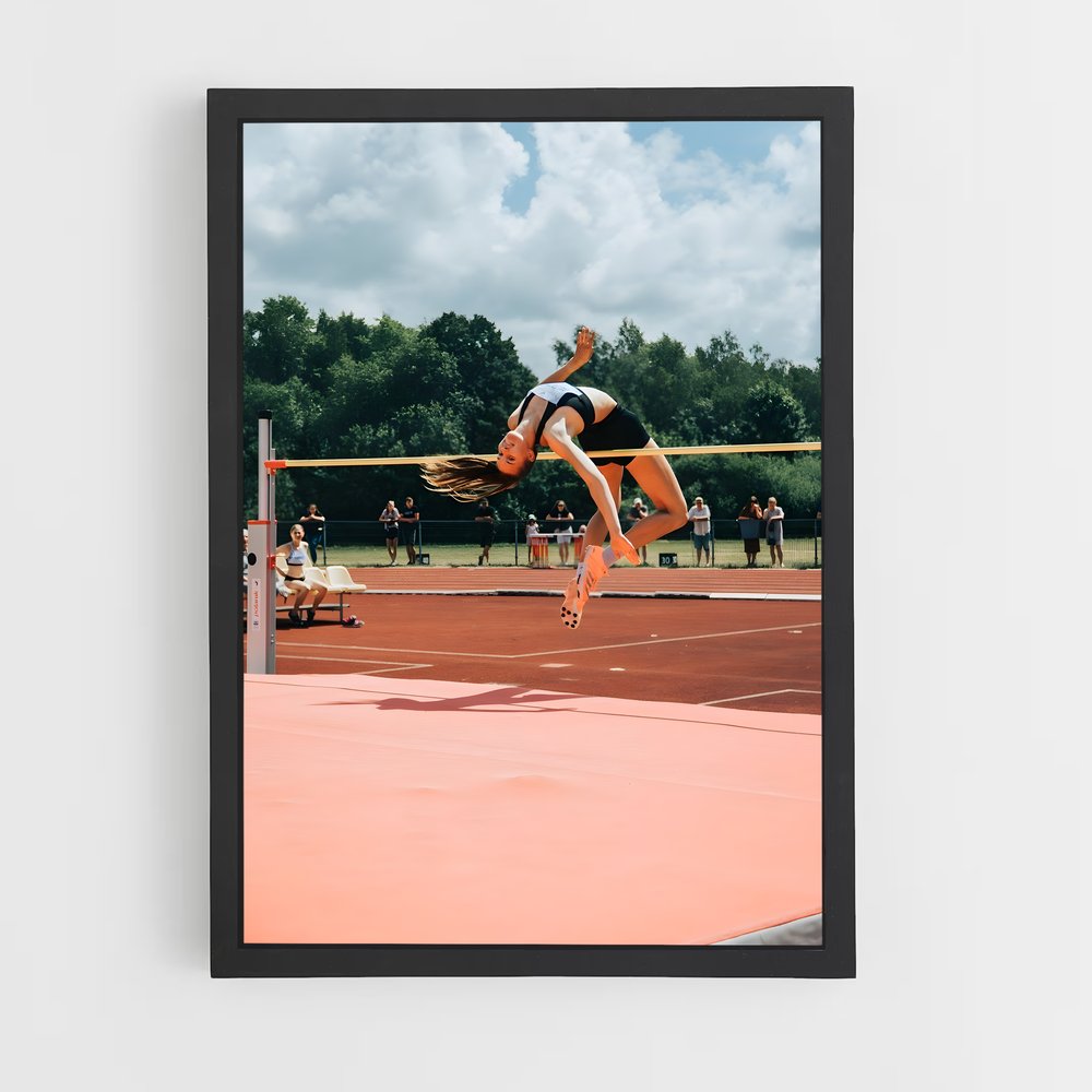 Poster Saut vers l'Infini – affiche Athlétisme (vue 2)