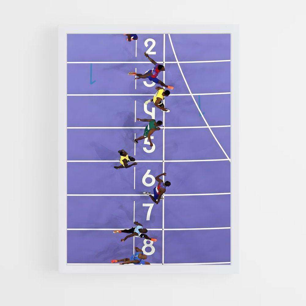 Poster Élan de Vitesse – affiche Athlétisme (vue 3)