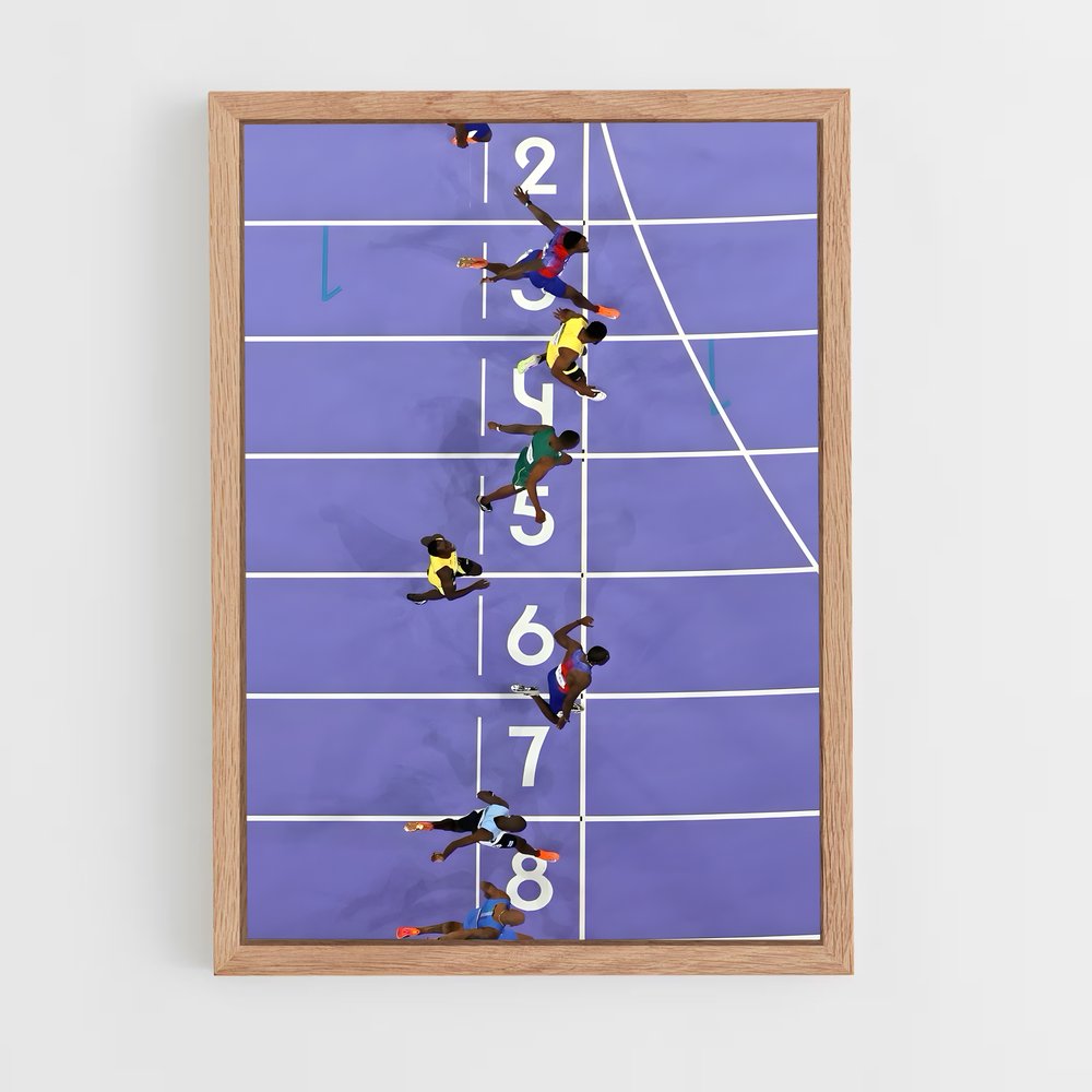Poster Élan de Vitesse – affiche Athlétisme (vue 4)