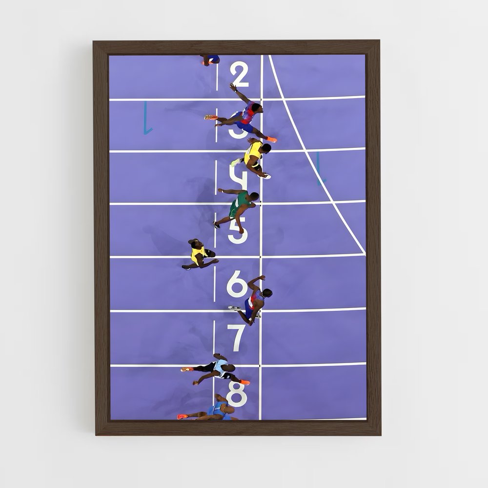 Poster Élan de Vitesse – affiche Athlétisme (vue 5)